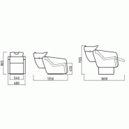 Ergowash Lift Electric, mobilier de coiffure haut de gamme