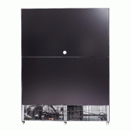 Réfrigérateur 3 portes en verre noir nap-1200 l1600 7455.1920 COMBISTEEL_4