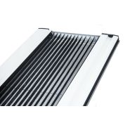 Moustiquaire plissée - Mosquituria - système horizontal avec tissu en polypropylène noir_4