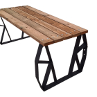 Table pique nique Kompose en Douglas - Table Lg : 194 cm - Plateau La : 76.5 cm - Assise Ht : 44 cm_4