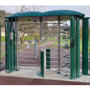 Tourniquet Passe-Vélos TS 120 PMR-V - avec portillon motorisé et passage PMR_5