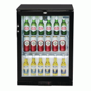 Arrière-bar une porte pivotante Série G noir 128L | Polar - GL011_4
