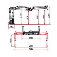 R 130 S3S grue auxiliaire - Bob Spa - capacité de levage 130 kNm avec extension hydraulique de 8,42 m_4