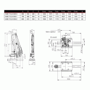 Grue auxiliaire T-clx 009 - Hiab - portée hydraulique 1.8 à 2.8 m - capacité 870 kg_4