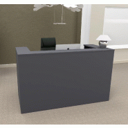 Bureau d'accueil Delta First monocolor - Mobel Linea - 164, Anthracite_5