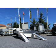 Remorque plateau HUMBAUR HT 356221 GR - 2 essieux, roues dessous, ridelles alu, dimensions 6220x2070 mm_4