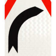 Panneau de danger A1A - Virage à droite dangereux - WP Signalisation_4