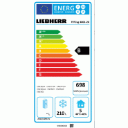 Armoire réfrigérée négative Inox - Ventilée NoFrost - 210 L  | Liebherr - FFFCvg 4001 Perfection_4