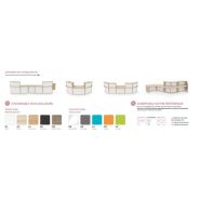 Banque d'accueil personnalisable avec éclairage LED - Gamme ÉLÉGANCE - Structure mélaminée haute qualité_4