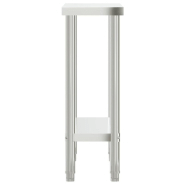 Vidaxl table de travail de cuisine 82,5x30x85 cm acier inoxydable 376451_4