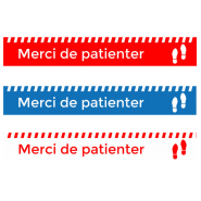 Bande Signalétique Vinyle 15x100 cm - 