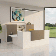 Bureau d'accueil d'angle avec accès PMR Delta Plus - Mobel Linea - 244, Blanc, Gauche, Oui_0