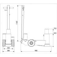 65-1h - crics hydropneumatiques - ac hydraulic - capacité : 65 t_4