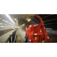 Kverneland 853 Pro - 856 Pro Pailleuse agricole - capacité 3 à 6m3 - distance de paillage jusqu'à 25m - système anti-bourrage_4