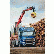 Grue Hiab Loglift 96S pour manipuler billons efficacement