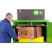 Presse à balles moyenne, V8 - Compacteur vertical pour volumes moyens de déchets recyclables._4
