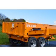 Benne Rolland BM 4300 avec options simple ou double essieux