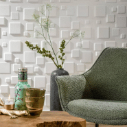 Wallart panneaux muraux 3d 24 pcs ga-wa09 carrés 276201_4