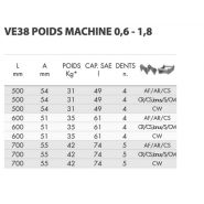 Godet squelette GSQ18-500AS - Uniter45 - 500 mm pour minipelle 1,2-1,8T_4