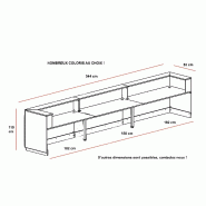 Grande banque d'accueil Delta Plus - Mobel Linea - Blanc, 544_4