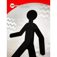 Panneau d'interdiction B9A - Accès interdit aux piétons_4