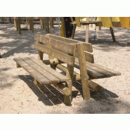 Banc bois RONDUS simple ou double_4