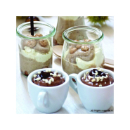 12 Bocaux en verre Weck® Droits 160 ml - couvercles en verre et joints inclus (clips non inclus) - WN000035_4