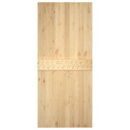 Vidaxl porte narvik 100x210 cm bois massif de pin 154441_4