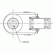 Roulette double 50mm 2
