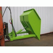 Pelle chargeuse basculement hydraulique - montage direct sur fourches - capacité 0.25 à 4 m³ - Goubard_4