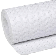 Vidaxl paravent de balcon blanc 300x100 cm résine tressée 156282_4