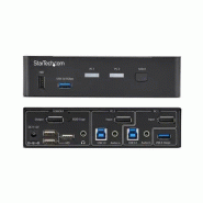 Switch KVM DisplayPort 2 Ports, 4K 60 Hz, DP 1.2, Gestion EDID, Hub USB 3.0 2 Ports, 4 Ports USB HID_4