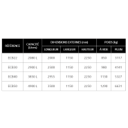 Cuve de stockage d'AdBlue en acier double paroi - 2080 à 4900 L - EnviroCube Blue ECB - Ravitaillement véhicules et engins_4