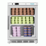 Dessous de comptoir vitré négatif inox - Série C - 129L | Polar - PC008_4