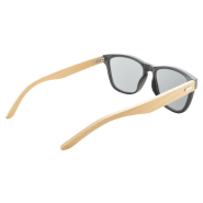 Lunettes de soleil en plastique - branches en bambou - verres métalliques - protection UV 400_4