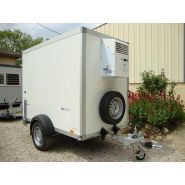 Remorque frigorifique à simple ou double essieux pour transport frigorifique