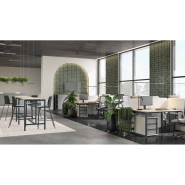 Table haute polyvalente NOVA - idéale pour salles d'étude, réunions, conférences, formations ou bibliothèques_4