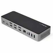 Dock USB-C & USB-A - Station d'Accueil Universelle à  Triple àÉcran DisplayPort & HDMI 4K 60Hz - 85W P_4