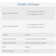 G-1 F125 Kombi - Enrubanneuse agricole Göweil Maschinenbau GmbH - Hauteur avec liage simple et pressage rapide_4