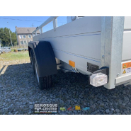 Remorque freinée aluminium - MCALU - FW2000 - 2 essieux - PTAC : 2000 Kg - 305 x 153 cm - Référence MCALU PRO FW2000 - Saris_4