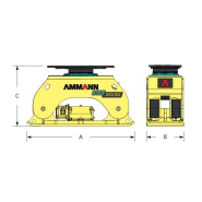 Plaque vibrante de compactage adaptable pour mini-pelles 2 à 5 tonnes - Ammann France - APA 20/40_4