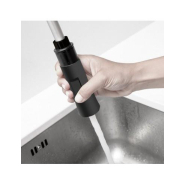 Robinet 3 voies CHEF Black - Mitigeur cuisine noir mat avec douchette_4