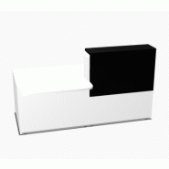 Bureau d'accueil lumineux Tera - MDD - Gauche, Blanc, Noir_4