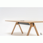 Table de réunion Viga - MDD - Oui, 220, Chêne naturel_4