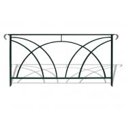 Bar3412c barrières urbaines - Urban'nt - en acier avec montants en fer plat, main courante moulurée et inox_4