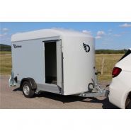 Roadster 300 + porte - Remorque fourgon aluminium Debon - PTAC 1300 kg - Suspension Pullman 2_4