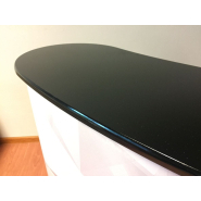 Comptoir pliable parapluie taille L - 2x2 avec plateau 40x130 cm et étagère intérieure_4