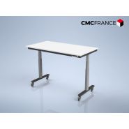 Table de travail Ergoflex - robuste, réglable en hauteur mécanique ou électrique - usage industriel et bureautique_4