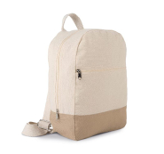 Sac à dos essentiel en coton - Kimood - Réf: KI0185 - Fond contrasté - 210 g/m²_4