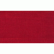 Armoire lit escamotable Traccia - Structure blanche avec canapé intégré en tissu rouge, accoudoirs larges, couchage 160x200 cm_4